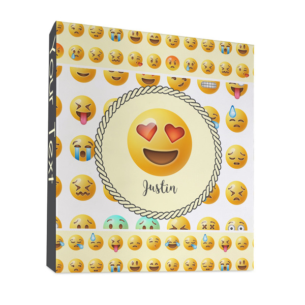 Custom Emojis 3 Ring Binder - Full Wrap - 1" (Personalized)