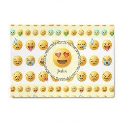 Emojis 4' x 6' Indoor Area Rug (Personalized)