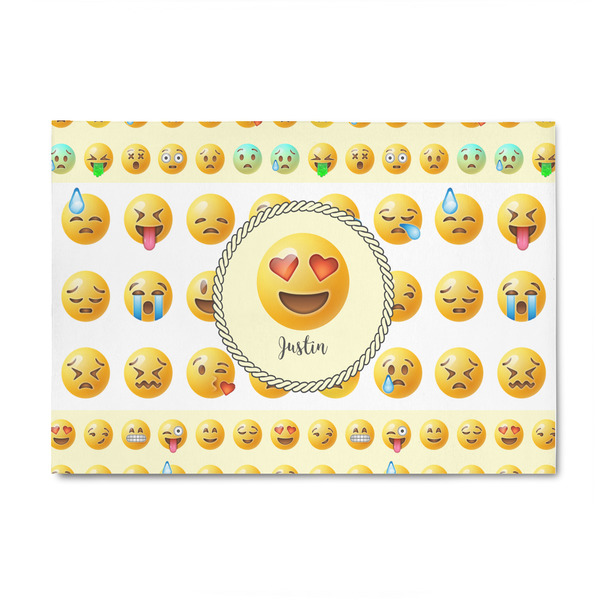 Custom Emojis 4' x 6' Indoor Area Rug (Personalized)