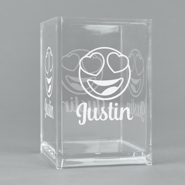 Custom Emojis Acrylic Pen Holder (Personalized)