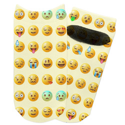 Emojis Adult Ankle Socks