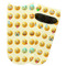 Emojis Adult Ankle Socks - Single Pair - Front and Back