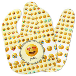 Emojis Baby Bib w/ Name or Text