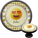 Emojis Cabinet Knob (Black) (Personalized)