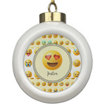 Emojis Ceramic Ball Ornament (Personalized)