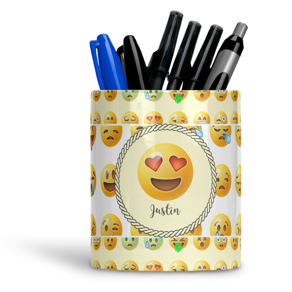 Custom Emojis Ceramic Pen Holder