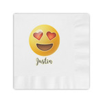 Emojis Coined Cocktail Napkins (Personalized)