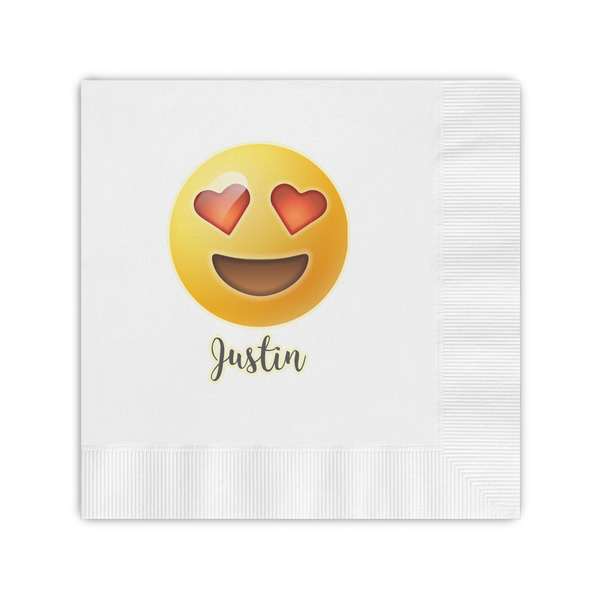 Custom Emojis Coined Cocktail Napkins (Personalized)