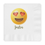 Emojis Embossed Decorative Napkins (Personalized)