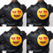 Emojis Custom Shape Iron On Patches - XXXL APPROVAL set of 4