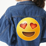 Emojis Twill Iron On Patch - Custom Shape - 3XL - Set of 4