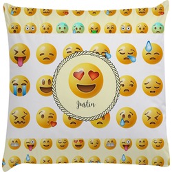 Emojis Decorative Pillow Case (Personalized)