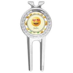 Emojis Golf Divot Tool & Ball Marker (Personalized)