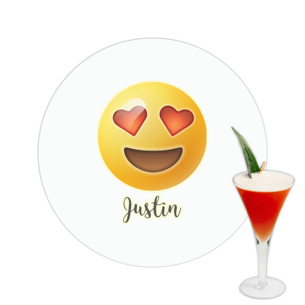 Custom Emojis Printed Drink Topper -  2.5" (Personalized)