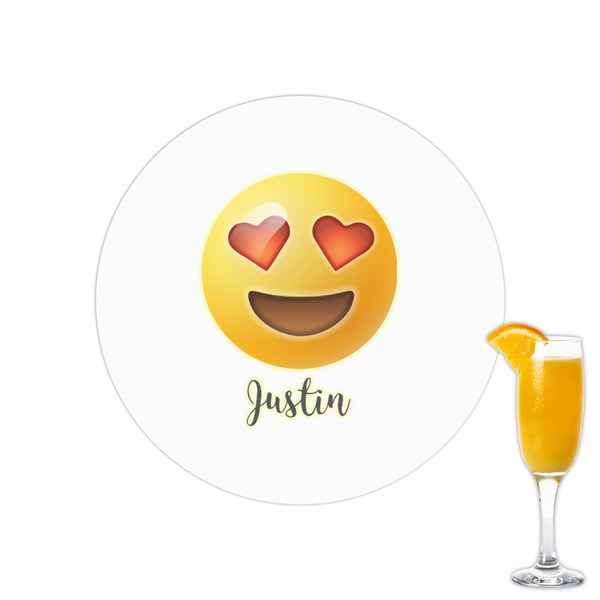 Custom Emojis Printed Drink Topper - 2.15" (Personalized)