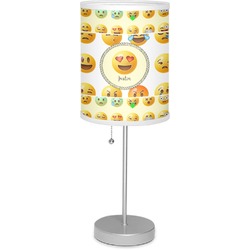 Emojis 7" Drum Lamp with Shade Linen (Personalized)