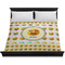 Emojis Duvet Cover - King - On Bed - No Prop