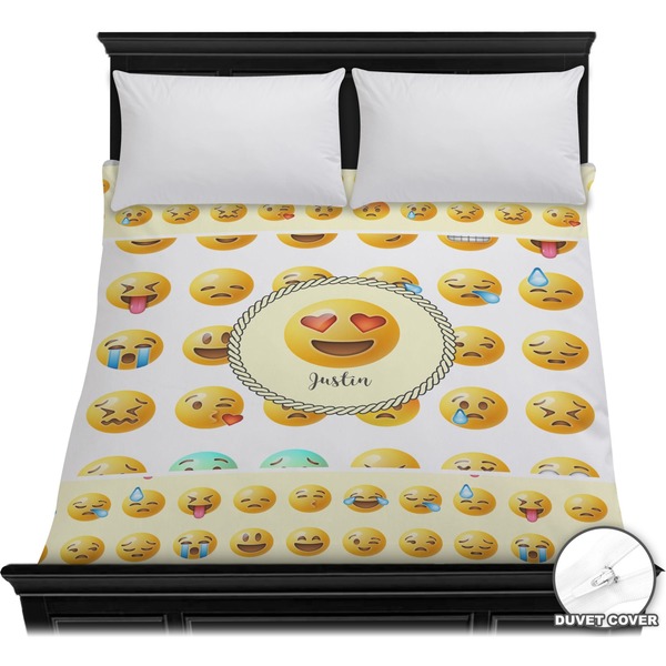 Custom Emojis Duvet Cover - Full / Queen (Personalized)