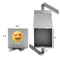 Emojis Gift Boxes with Magnetic Lid - Silver - Open & Closed