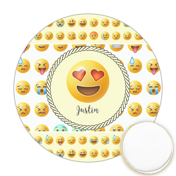 Custom Emojis Printed Cookie Topper - 2.5" (Personalized)