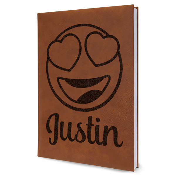 Custom Emojis Leather Sketchbook (Personalized)