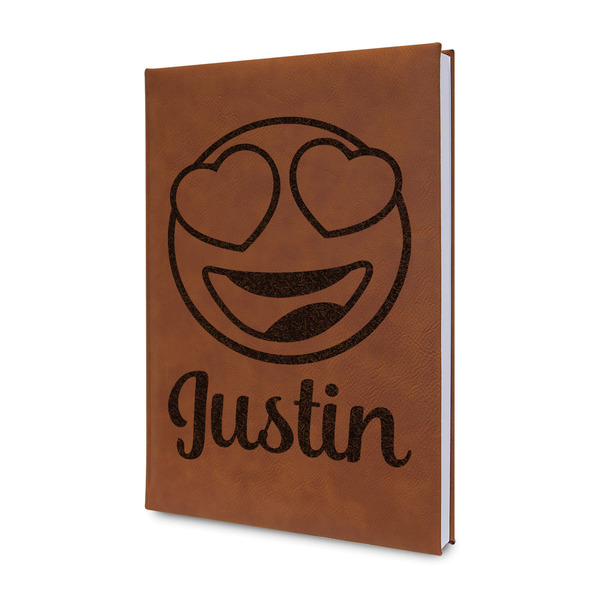 Custom Emojis Leather Sketchbook - Small - Double Sided (Personalized)