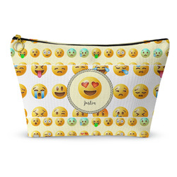 Emojis Makeup Bag - Large - 12.5"x7" (Personalized)