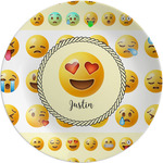 Emojis Melamine Salad Plate - 8" (Personalized)