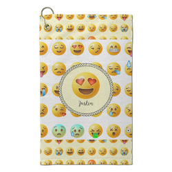 Emojis Microfiber Golf Towel - Small (Personalized)