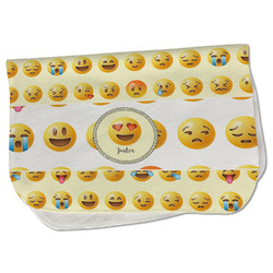 Emojis Burp Cloth - Fleece w/ Name or Text