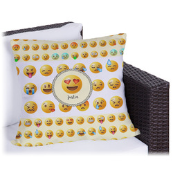 Emojis Outdoor Pillow - 16" (Personalized)