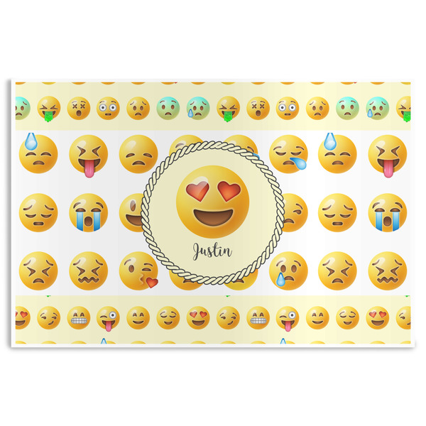 Custom Emojis Disposable Paper Placemats (Personalized)