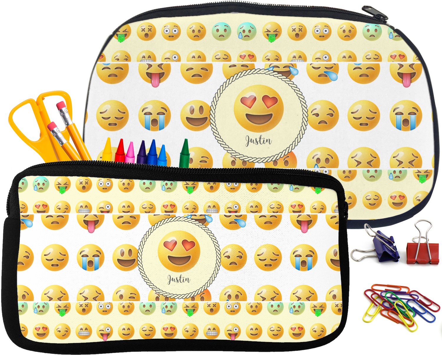 Emoji pencil store case