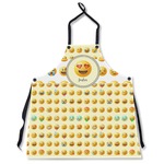 Emojis Apron Without Pockets w/ Name or Text