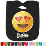 Emojis Cotton Baby Bib (Personalized)