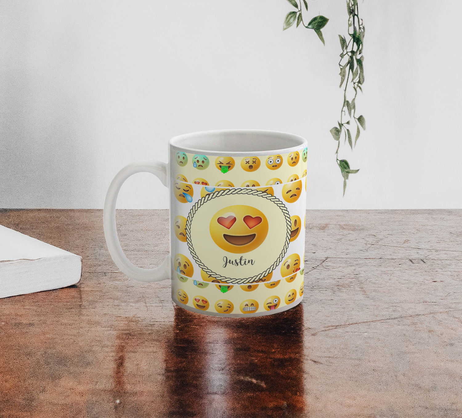 Emojis 11 Oz Coffee Mug - White (Personalized) - YouCustomizeIt