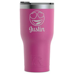 Emojis RTIC Tumbler - Magenta - Laser Engraved - Single-Sided (Personalized)