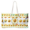 Emojis Large Rope Tote Bag - Front View