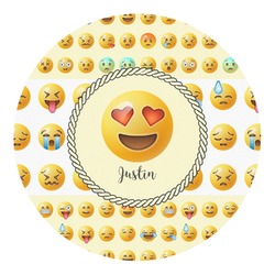 Emojis Round Decal - Medium (Personalized)