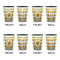 Emojis Shot Glassess - Two Tone - Set of 4 - APPROVAL