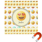 Emojis Square Car Magnet - 6" (Personalized)