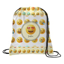 Emojis Drawstring Backpack - Small (Personalized)