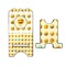 Emojis Stylized Phone Stand - Front & Back - Large