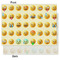 Emojis Tissue Paper - Heavyweight - Medium - Front & Back