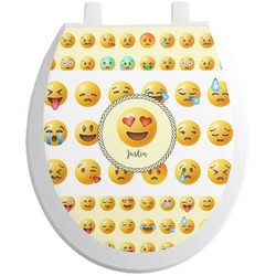 Emojis Toilet Seat Decal (Personalized)