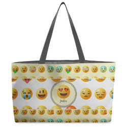 Emojis Beach Totes Bag - w/ Black Handles (Personalized)