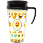 Emojis Acrylic Travel Mug with Handle (Personalized)