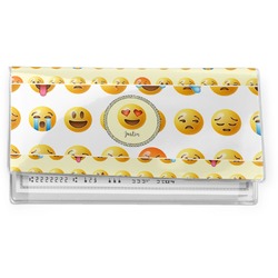 Emojis Vinyl Checkbook Cover (Personalized)