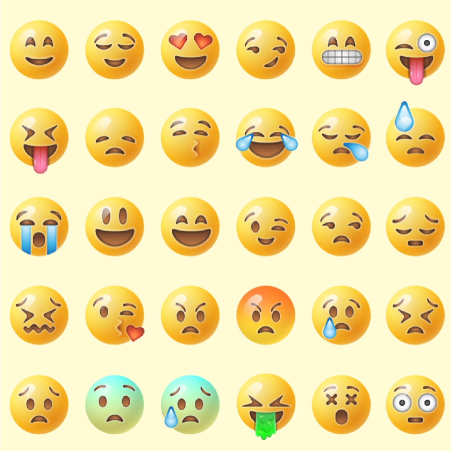 Custom Emojis Wallpaper & Surface Covering | YouCustomizeIt