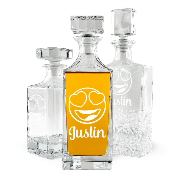 Custom Emojis Whiskey Decanter (Personalized)